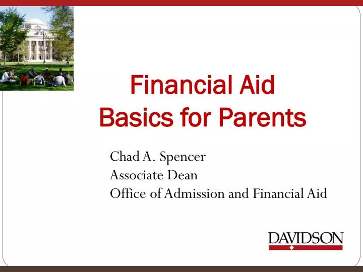 financial aid basics for parents