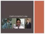 EMPLOYMENT LAW - slide 1