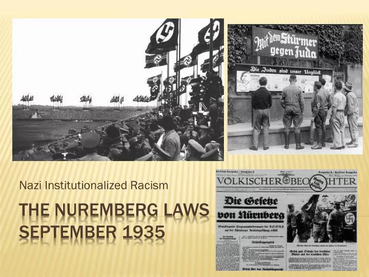 nazi institutionalized racism