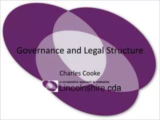 Governance and Legal Structure