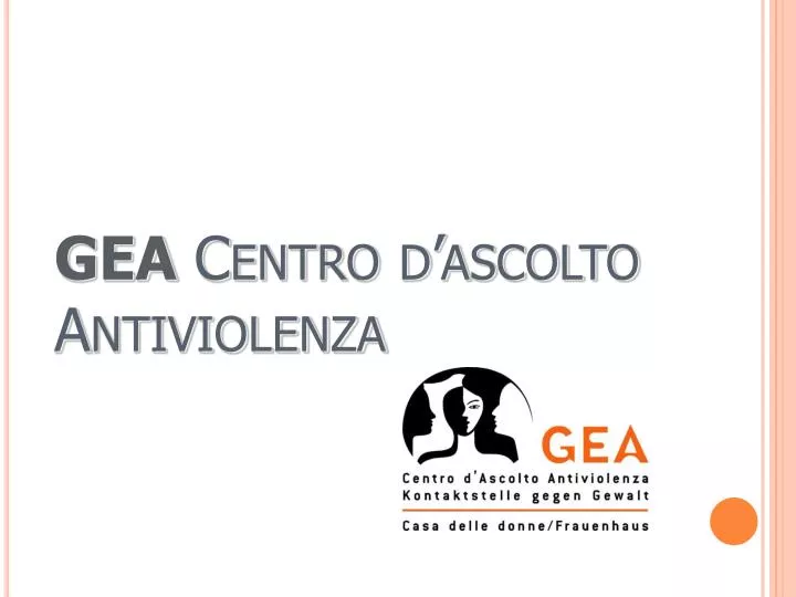 gea centro d ascolto antiviolenza