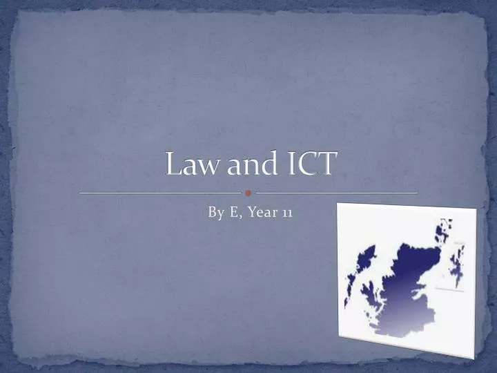 law and ict