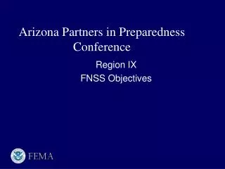 Arizona Partners in Preparedness Conference