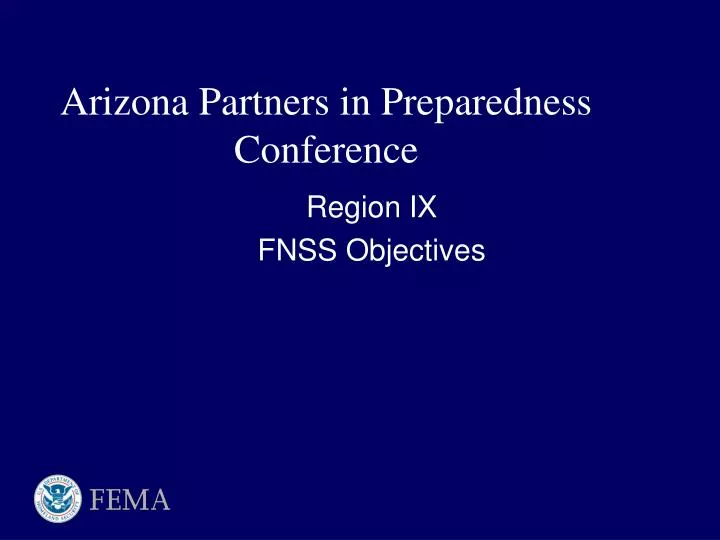 arizona partners in preparedness conference