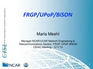 FRGP/UPoP/BiSON