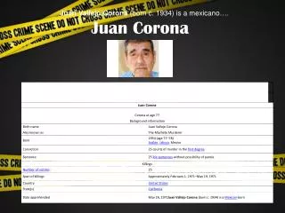 Juan Corona