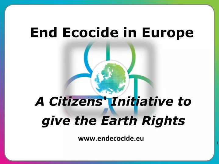 a citizens initiative to give the earth rights