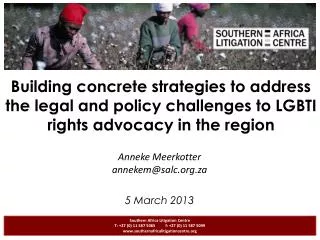 Building concrete strategies to address the legal and policy challenges to LGBTI rights advocacy in the region