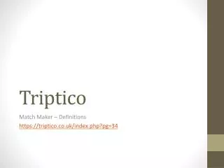 Triptico