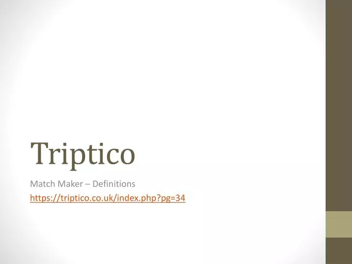 triptico