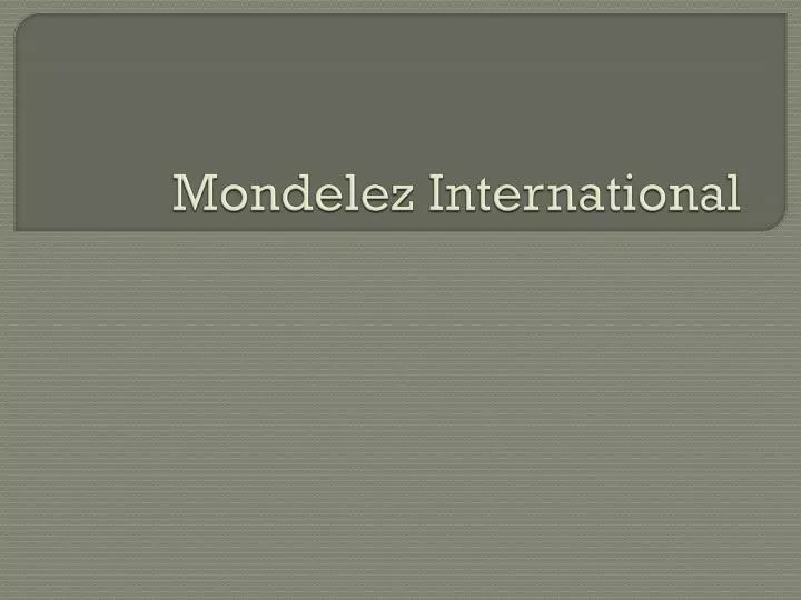 mondelez international