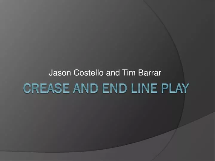 jason costello and tim barrar