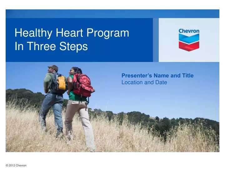 healthy heart program in three steps