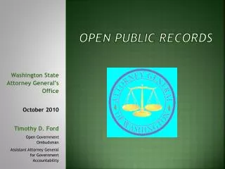 OPEN PUBLIC RECORDS