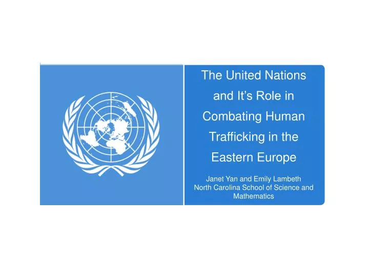 the united nations and it s role in combating human trafficking in the eastern europe