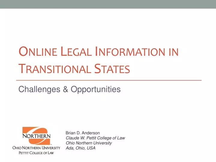 online legal information in transitional states