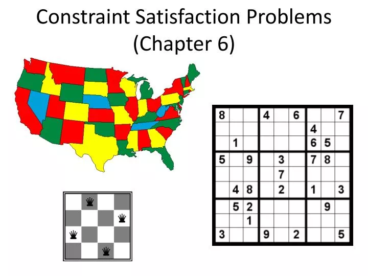 constraint satisfaction problems chapter 6