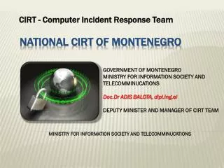 National CIRT of Montenegro