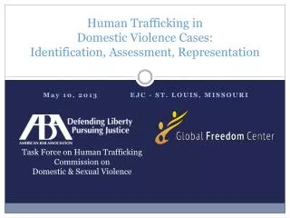 Human Trafficking in Domestic Violence Cases: Identification , Assessment, Representation