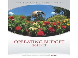 FY2012-13 Budget Documents