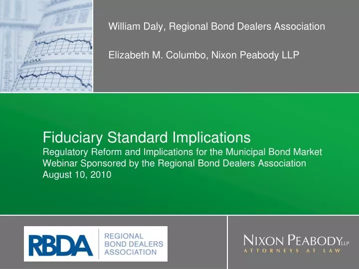 william daly regional bond dealers association elizabeth m columbo nixon peabody llp