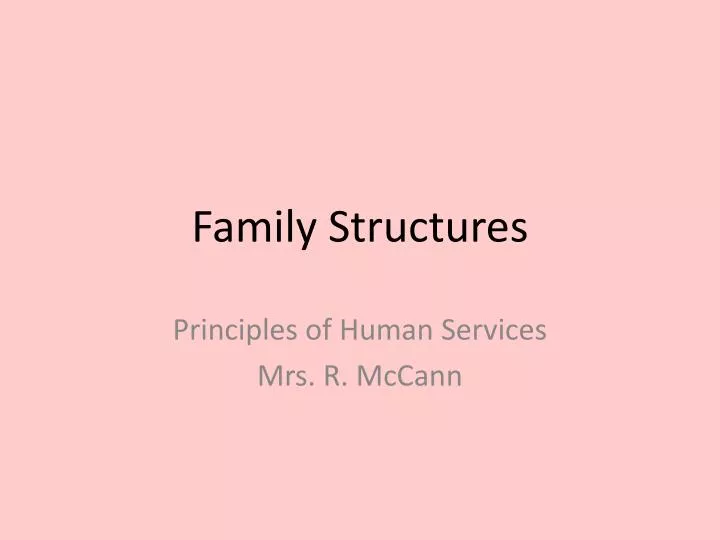 family structures
