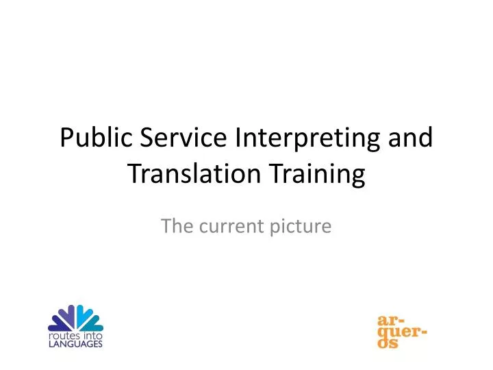 public service interpreting and translation training