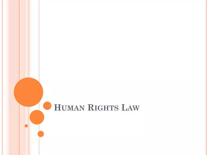 human rights law