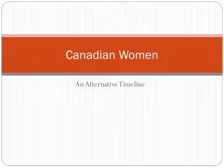 Canadian Women