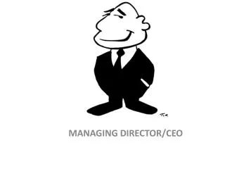 MANAGING DIRECTOR/CEO