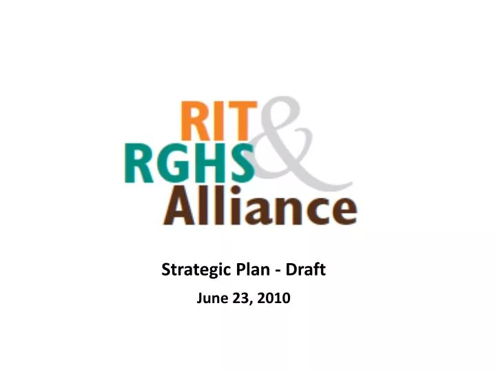 strategic plan draft
