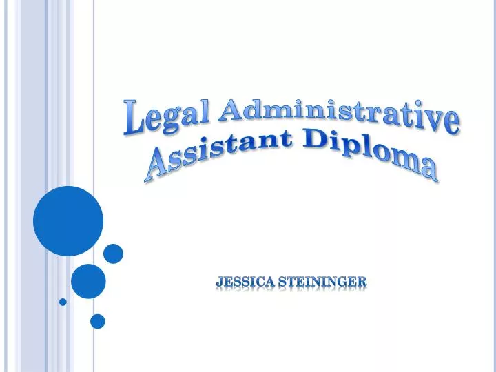 legal administrative assistant diploma