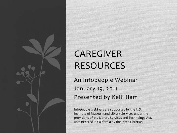 caregiver resources