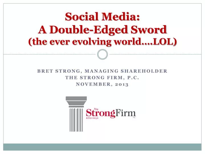 social media a double edged sword the ever evolving world lol