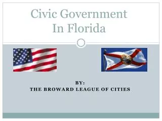 Civic Government In Florida