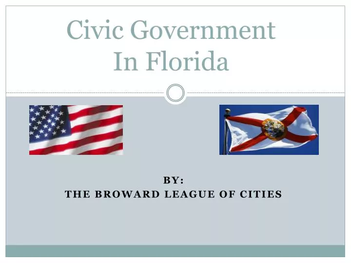 civic government in florida