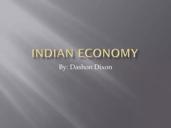 indian economy