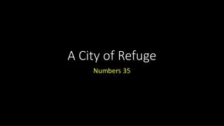 A City of Refuge