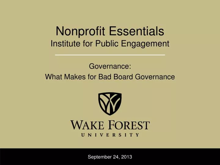nonprofit essentials institute for public engagement