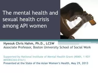 The mental health and sexual health crisis among API women