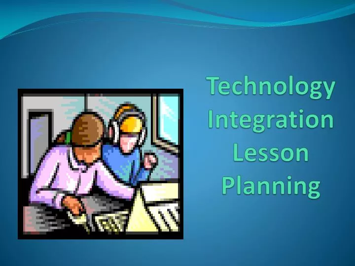 technology integration lesson planning