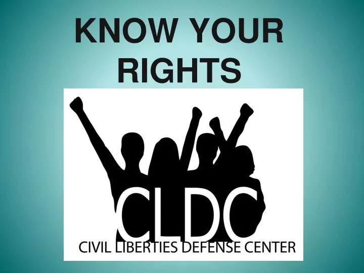 know your rights