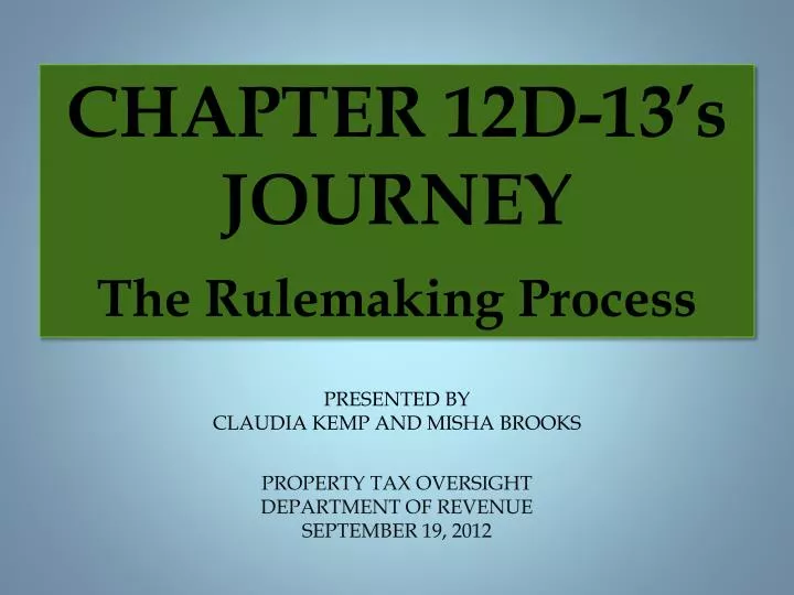 property tax oversight department of revenue september 19 2012