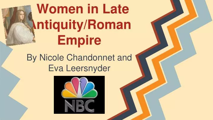 women in late antiquity roman empire