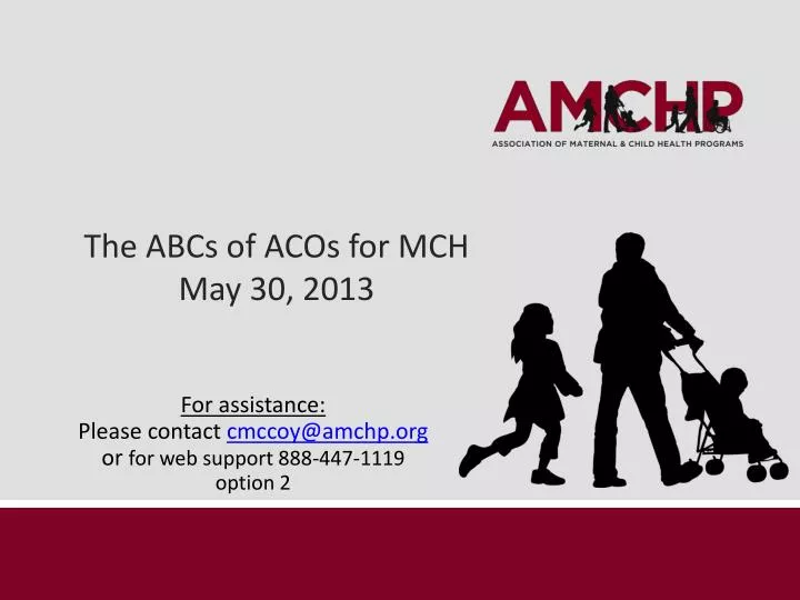 the abcs of acos for mch may 30 2013