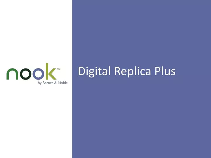 digital replica plus