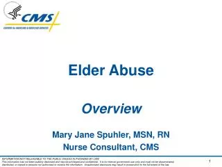 Elder Abuse