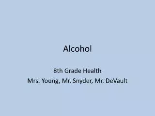 powerpoint presentation on effects of alcohol