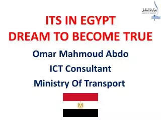 ITS IN EGYPT DREAM TO BECOME TRUE