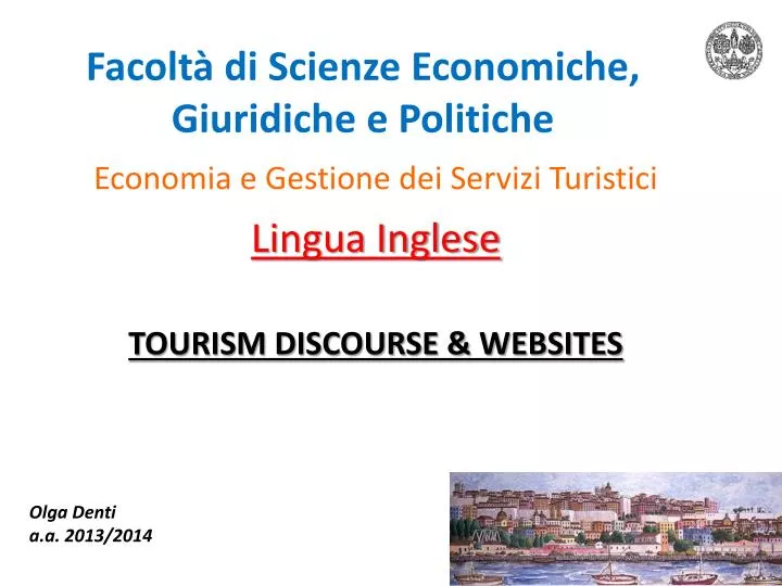 facolt di scienze economiche giuridiche e politiche